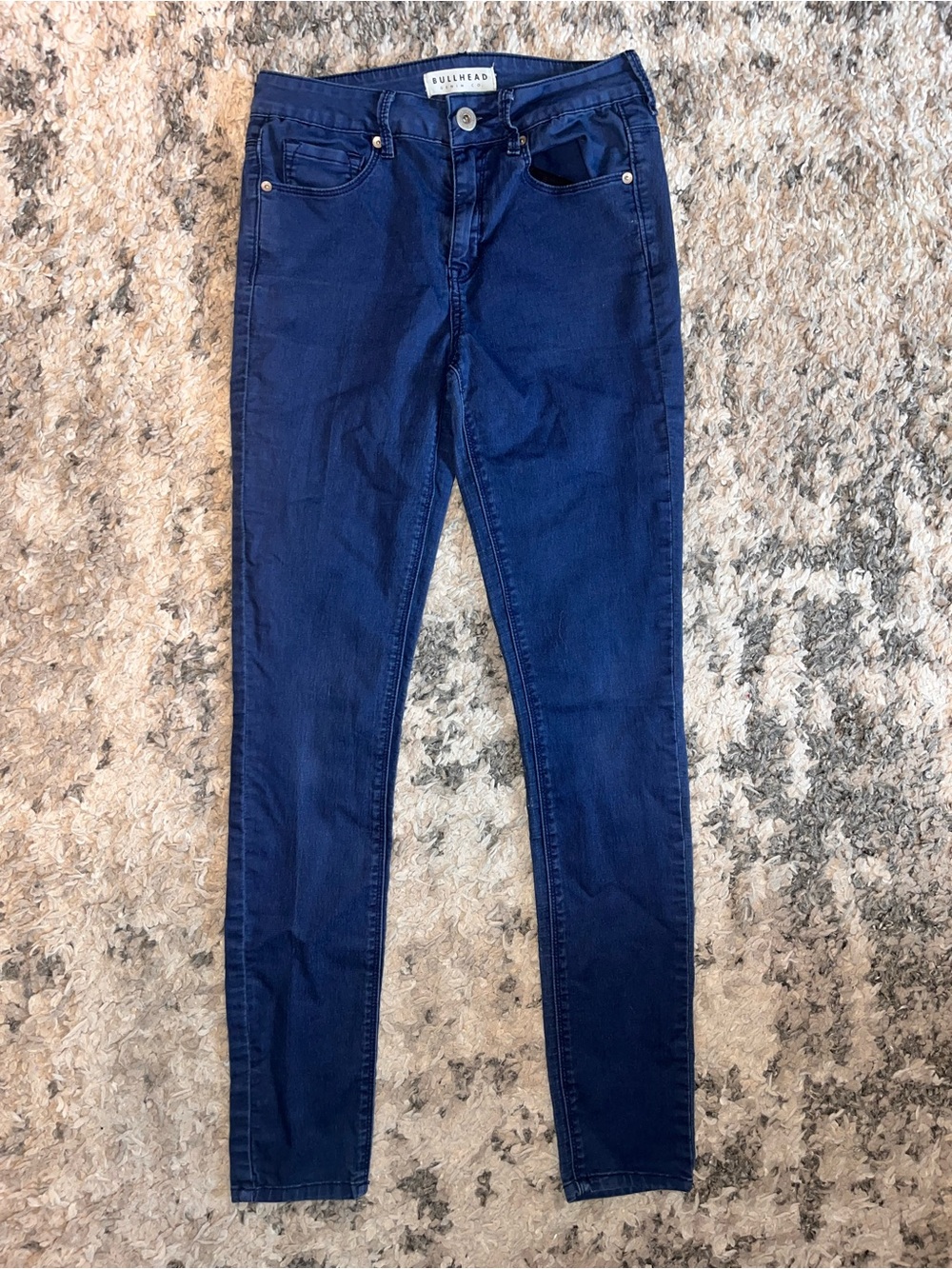 Bullhead Women’s Dark Blue high rise Skinny Jeans